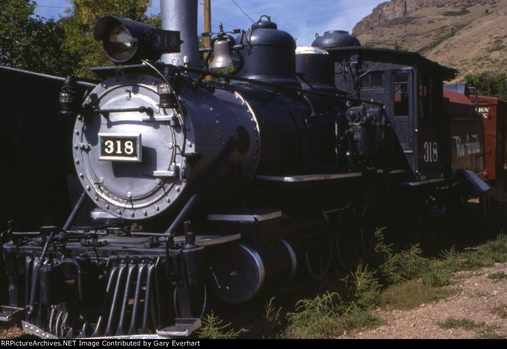 DRGW 2-8-0 ng #318 - Denver & Rio Grande Western